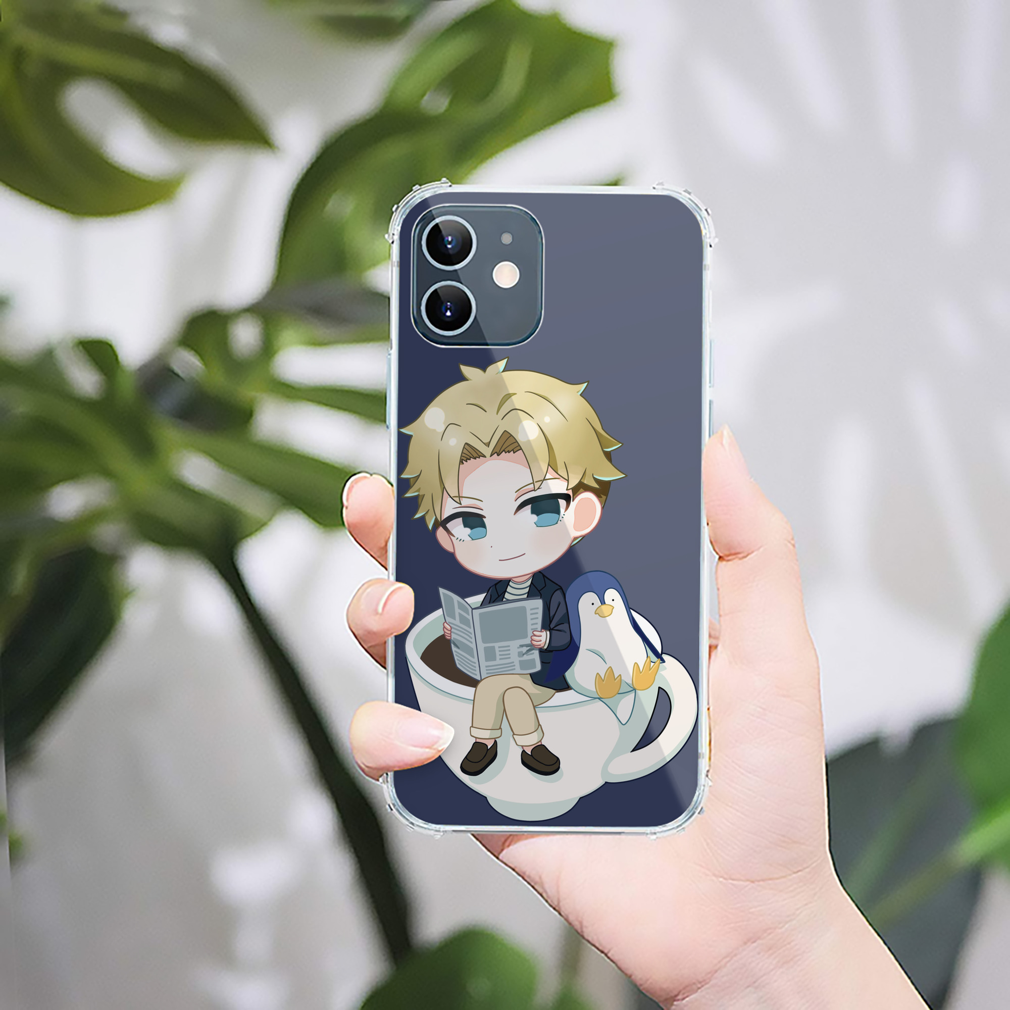 （画像用） SPY×FAMILY间谍家家酒 【iPhone 12シリーズ対応】透明スマホケース（クリアソフトケース）
